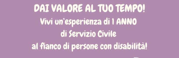 Nuove possibilità di Servizio Civile in Villa Maria.